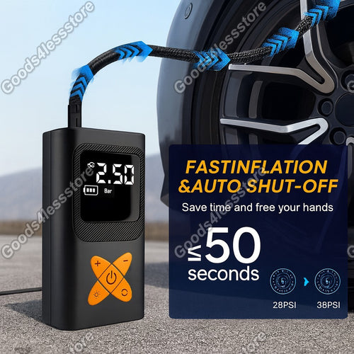 150 PSI Digital Tire Inflator Car Air Pump Compressor Electric Portable Auto 12V